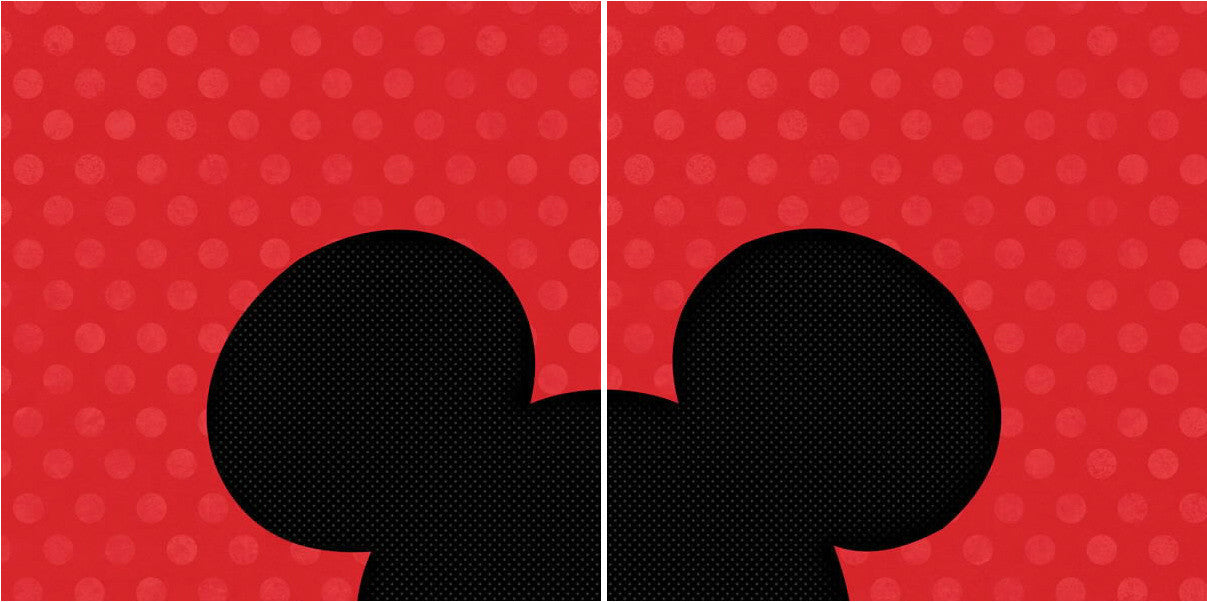 Disney MAGICAL ADVENTURE MICKEY HEAD 2 Sheets 12X12 Papers - Scrapbooksrus