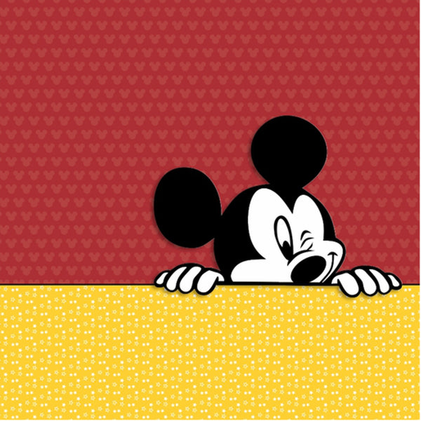 Mickey Mouse Phrases - 12x12 Scrapbook Paper 4 Sheets – Country