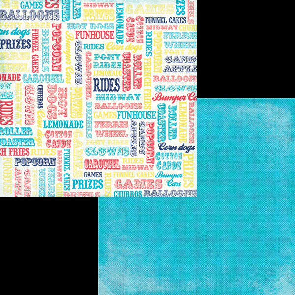 Moxxie 12"X12" MIDWAY MADNESS 5pc Paper Diecut Kit