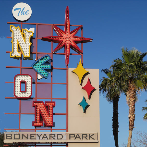 Las Vegas Neon Museum BONEYARD SIGN 12”X12” Scrapbook Paper Scrapbooksrus