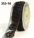 May Arts 1.5" SHEER ROSETTE RIBBON Flower Trim 1 yard yd - Scrapbook Kyandyland