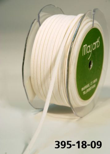 May Arts 1/8" SUEDE STRING Ribbon Trim 1 yard yd - Scrapbook Kyandyland