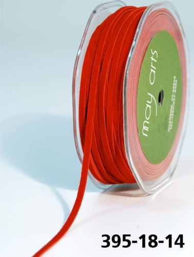 May Arts 1/8" SUEDE STRING Ribbon Trim 1 yard yd - Scrapbook Kyandyland