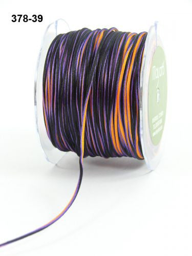 May Arts SATIN STRING STRIPED Ribbon Trim 1 yard yd - Scrapbook Kyandyland