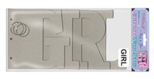 Forever In Time GIRL Chipboard Word Book with Rings - Scrapbook Kyandyland