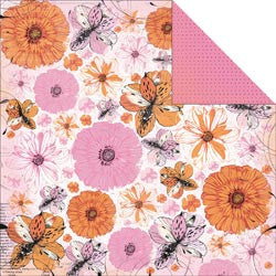 Kaisercraft TIGERLILLY Double-Sided 12"X12" Cardstock Sheet - Scrapbook Kyandyland