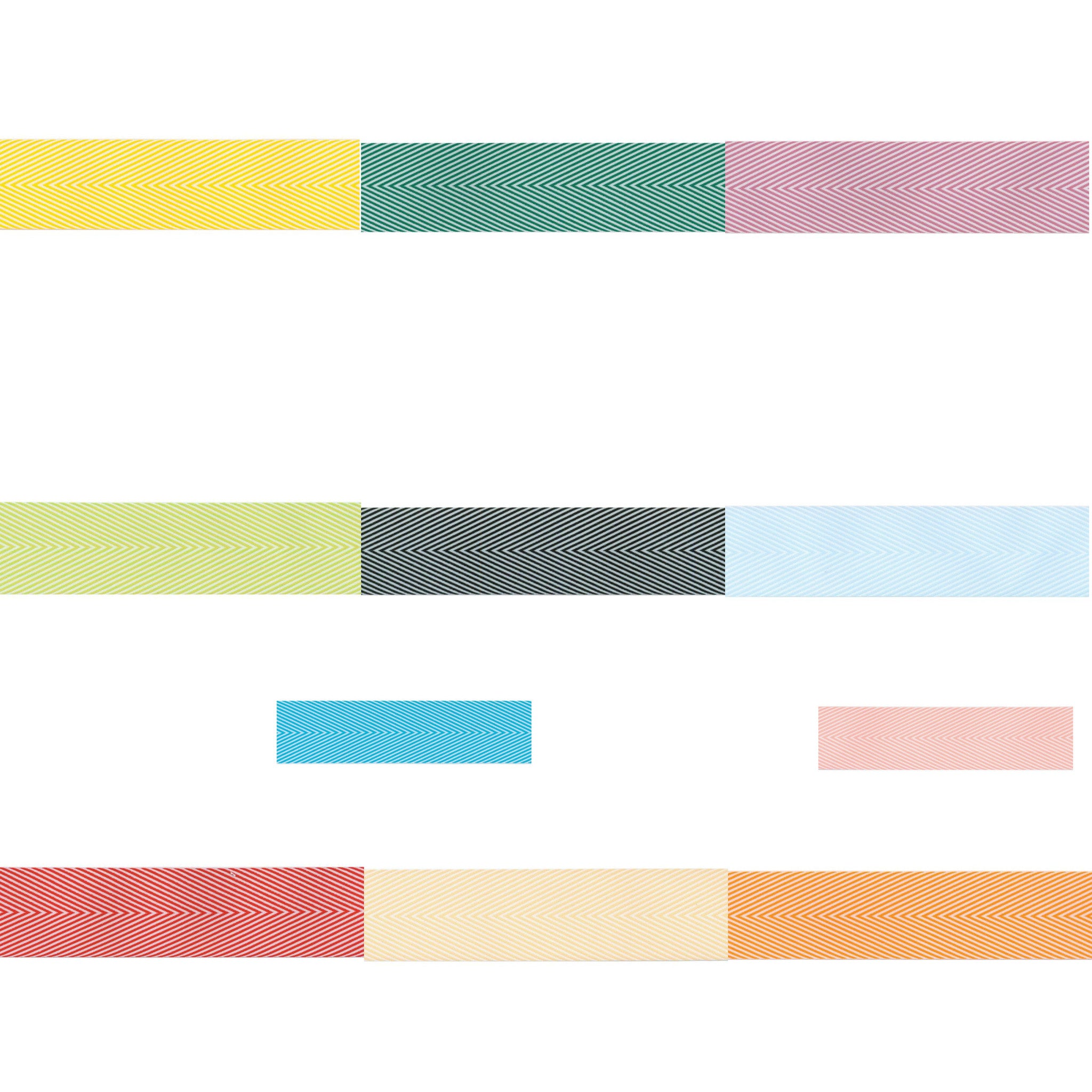 May Arts 3/4" Twill CHEVRON STRIPES RIBBON 1 yard yd - Scrapbook Kyandyland