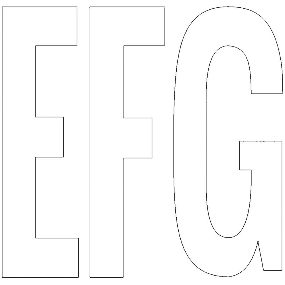 Duro Vinyl Stickers GOTHIC WHITE Letter & Numbers 1-3 inch - Scrapbook Kyandyland