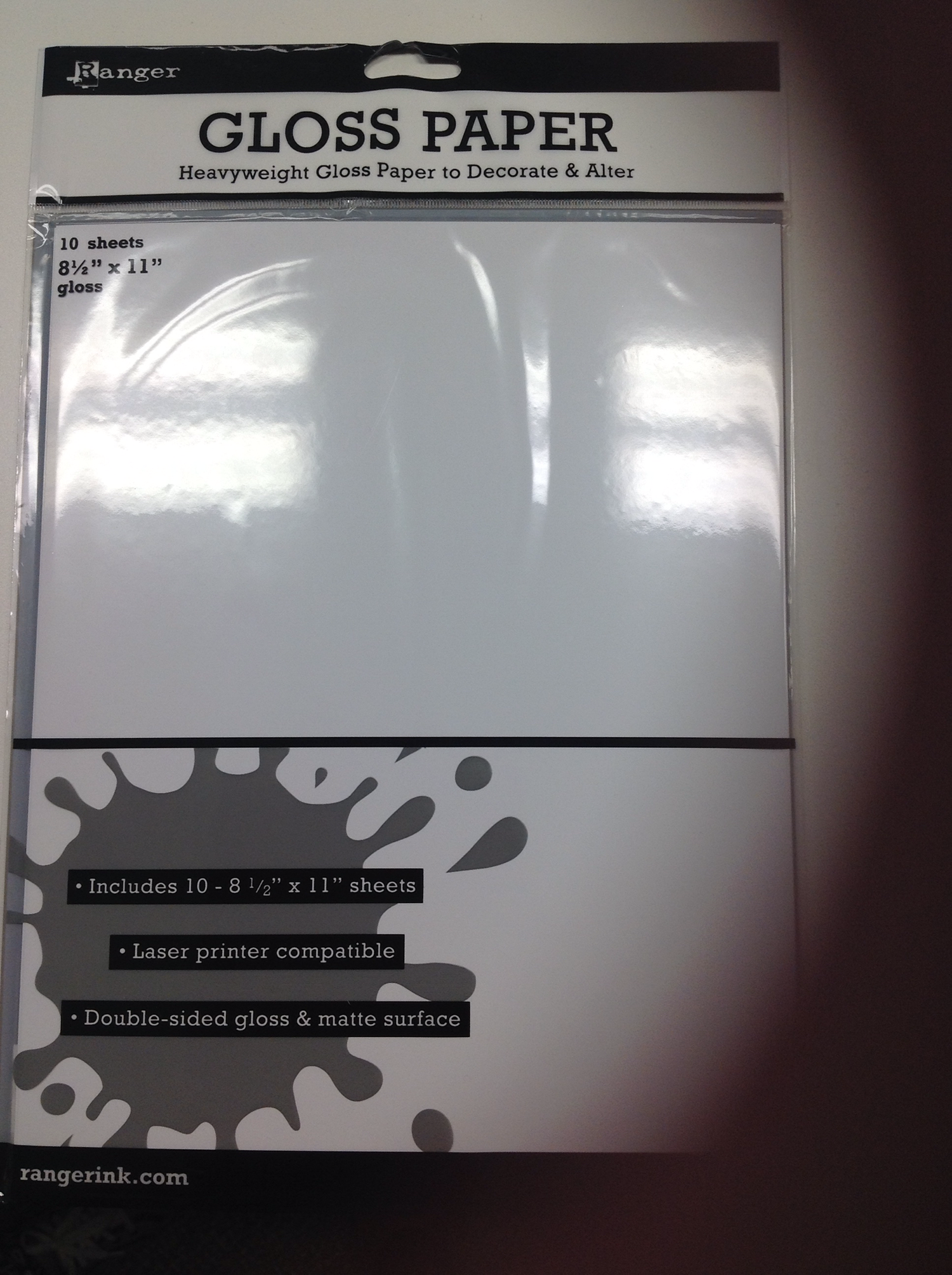 Ranger GLOSS PAPER 10pc