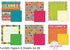 We R Memory Keepers 6pc FUNFETTI PAPER KIT Scrapbook Sheets