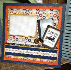 Echo Park Jack & Jill BOY EPHEMERA Die Cuts 33pc