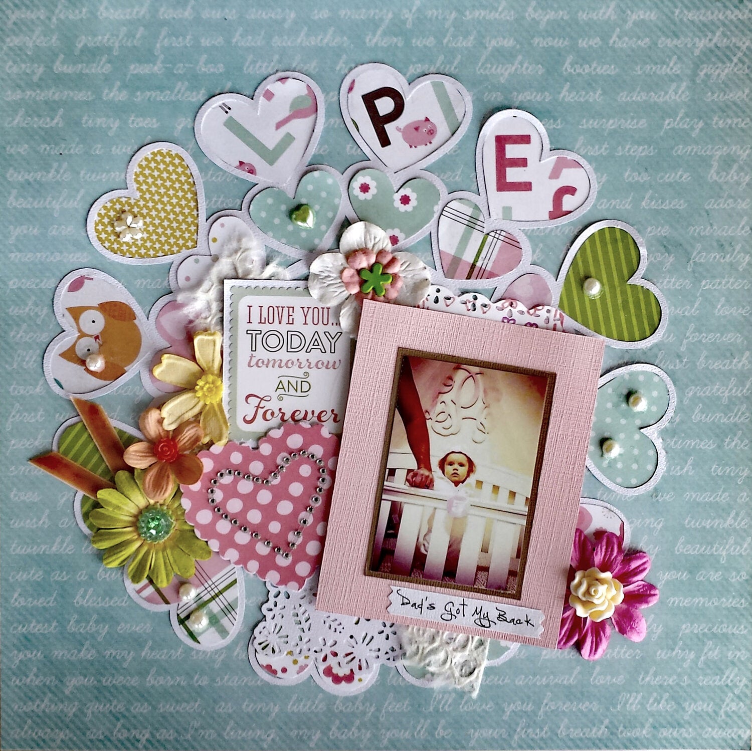 Echo Park Bundle of Joy NEW ADDITION GIRL 12"X12" Collection Kit