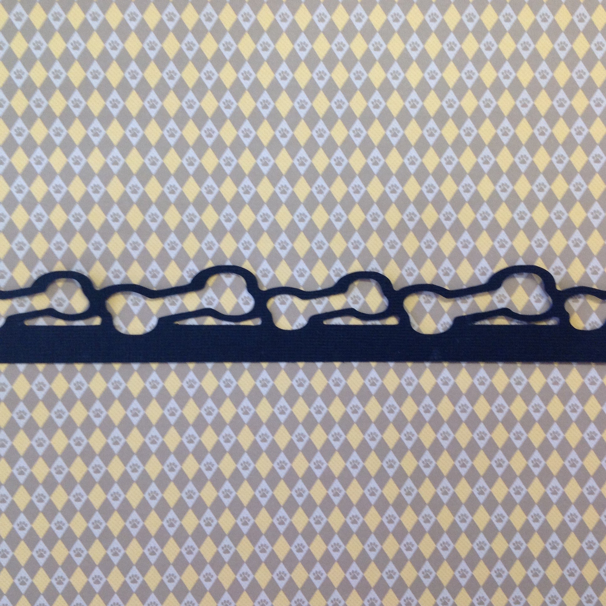 Custom Pet BONE 2.5"X12" BORDERS