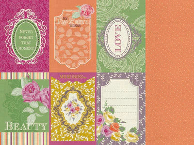 Kaisercraft FLORA DELIGHT Scrapbook Kit 12"X12" 9pc