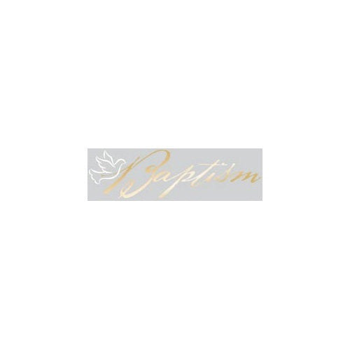 Moxxie BAPTISM 3"X 9" Scrapbook RUB-ONS 1pc - Scrapbook Kyandyland