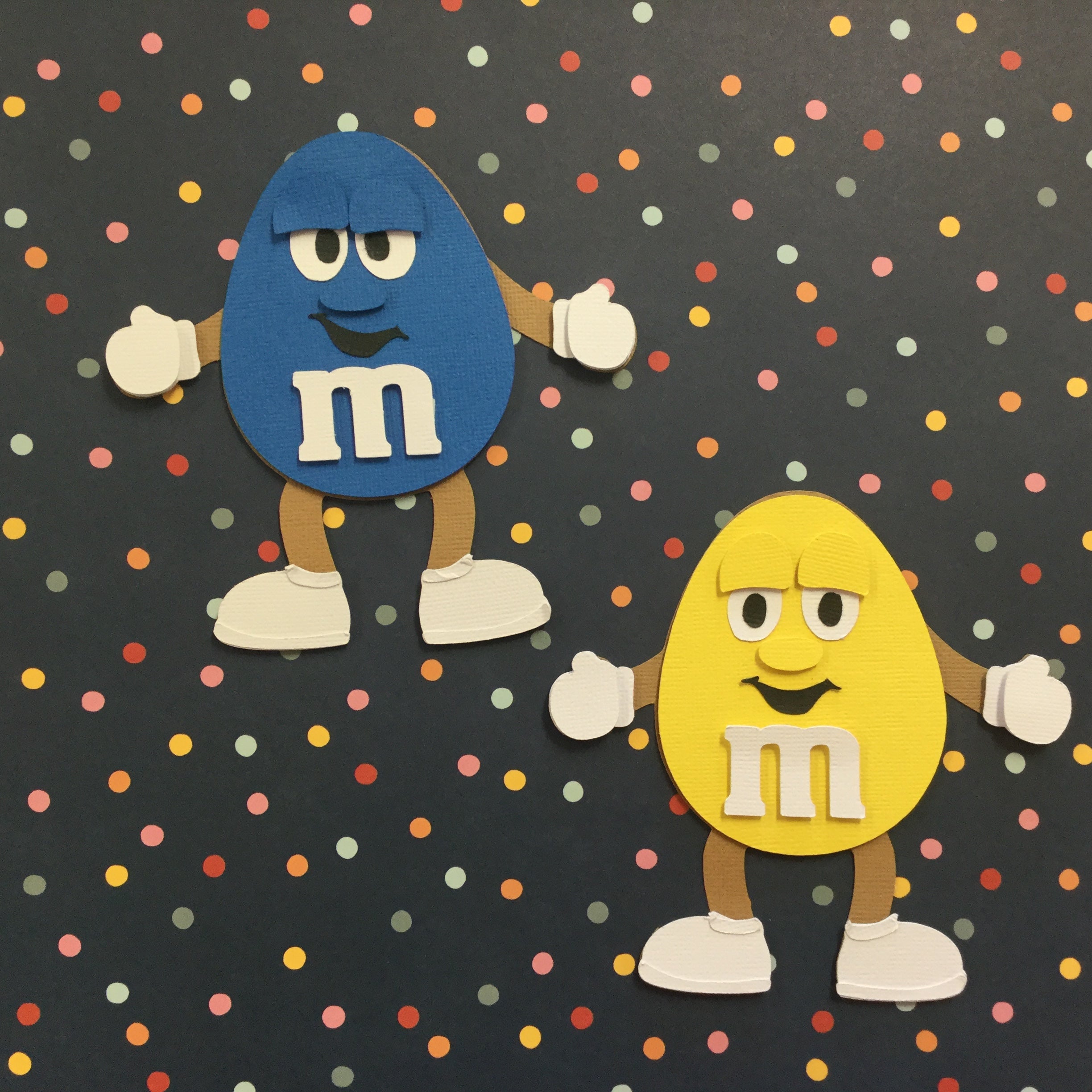Las Vegas M&M’s RED PEANUT Custom DieCut Discontinued Scrapbookrus