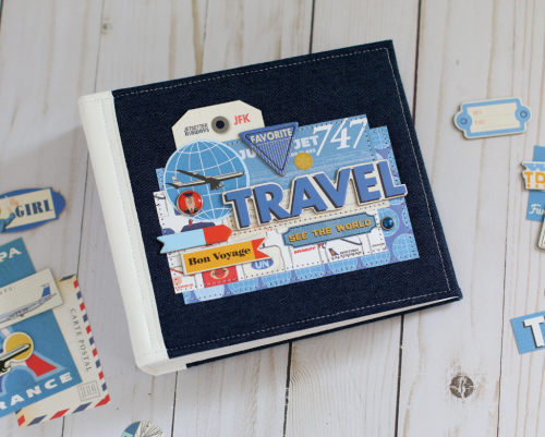 Carta Bella 6"x12" PASSPORT Chipboard  Phrases 44pc Scrapbooksrus