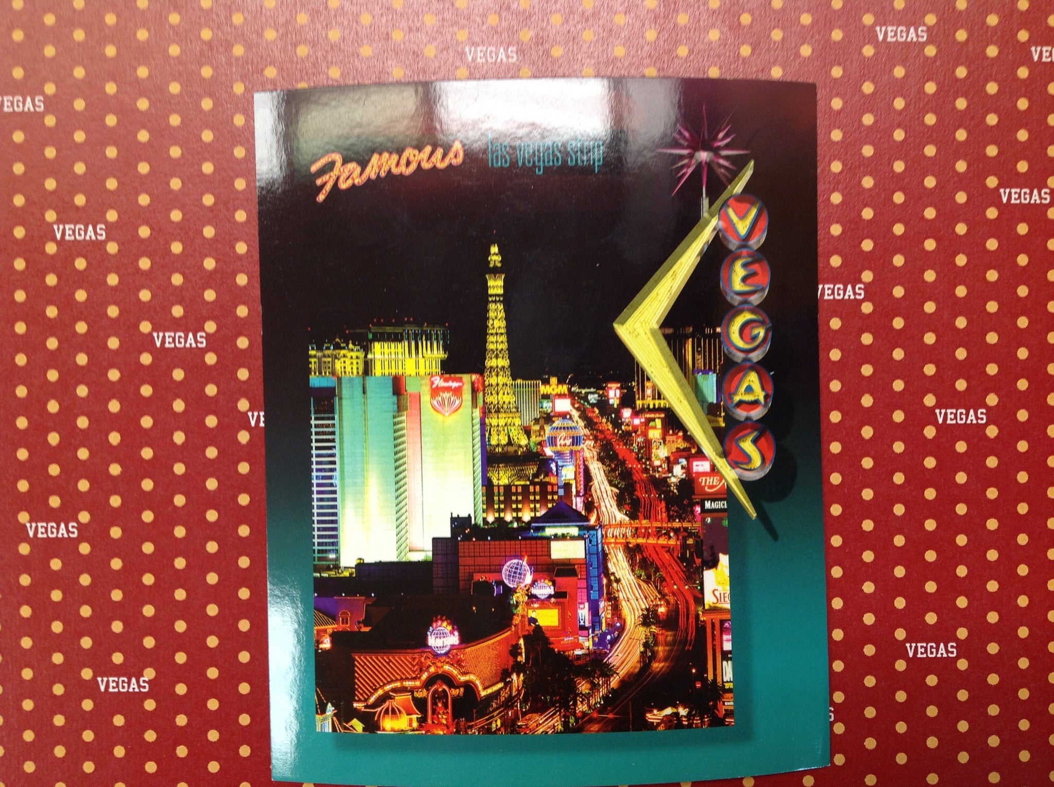 2 for $1.00 PostCards LasVegas LV 5"X6" - Scrapbook Kyandyland