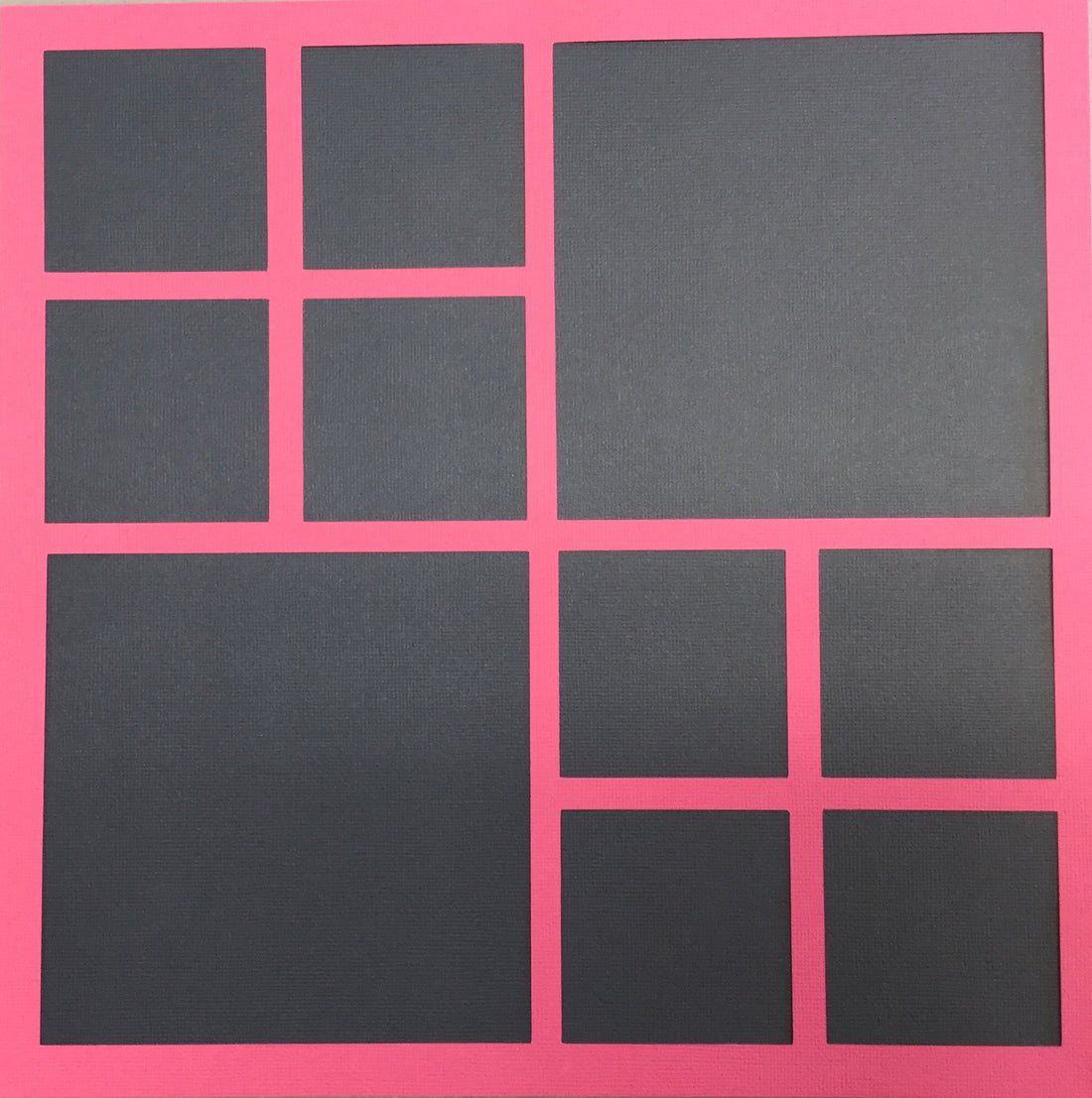 Page Frame GRID 16 Squares 12"X12" Overlay Scrapbooksrus