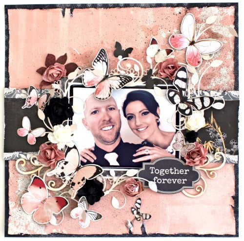 Kaisercraft MA CHERIE Collection 12"X12" Scrapbook Paper 1 Sheet - Scrapbook Kyandyland