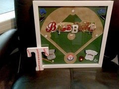 Baseball Scrapbook Customs BALL DIAMOND 12X12 Sports Sheet - Scrapbook Kyandyland