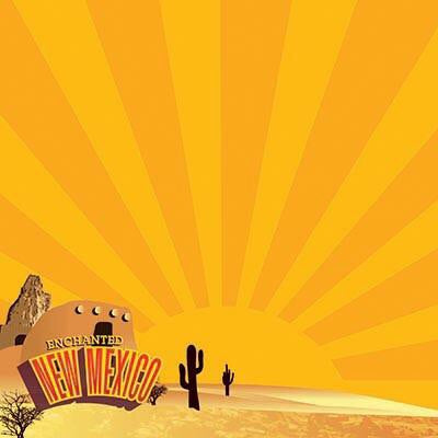 Reminisce The State Line NEW MEXICO 12"X12" Scrapbook Paper Scrapbooksrus