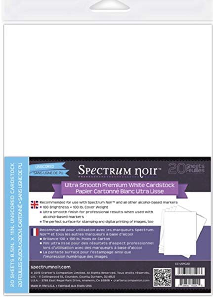 Spectrum Noir Ultra Smooth Watercolor Alcohol Ink Paper @Scrapbooksrus