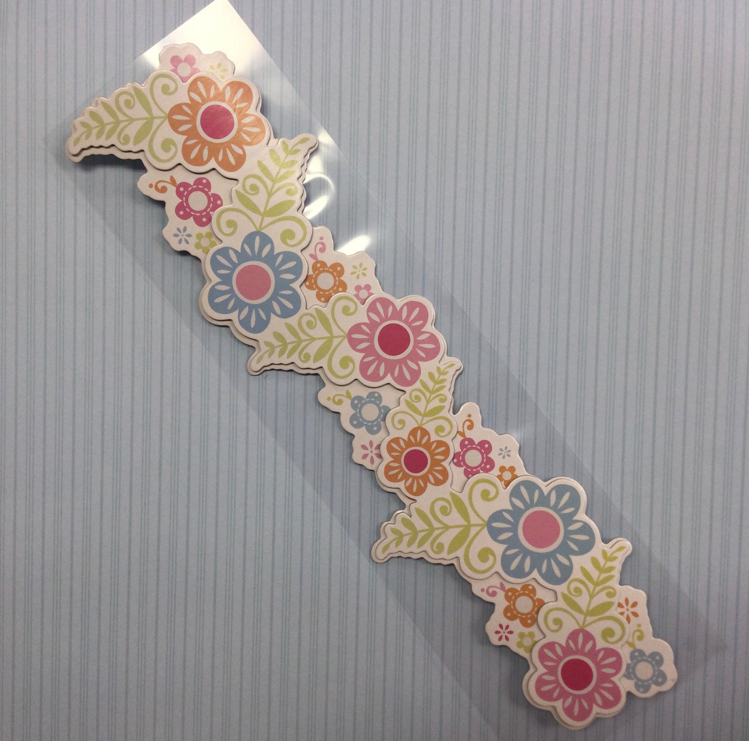 Colorbok SWEET BLOOMS Jumbo Chipboard Border