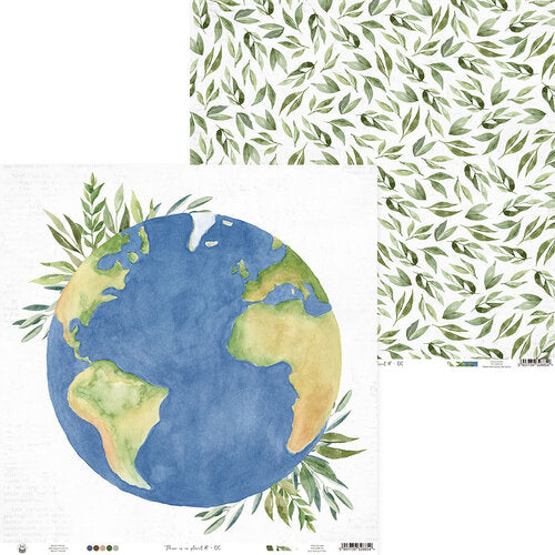 P13 THERE IS NO PLANET B 06 12&quot;X12&quot; Scrapbook Paper 02