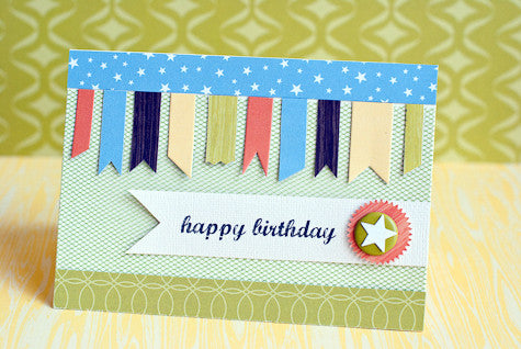 American Crafts Campy Trails SUNSET POINT 12"X12" Paper - Scrapbook Kyandyland