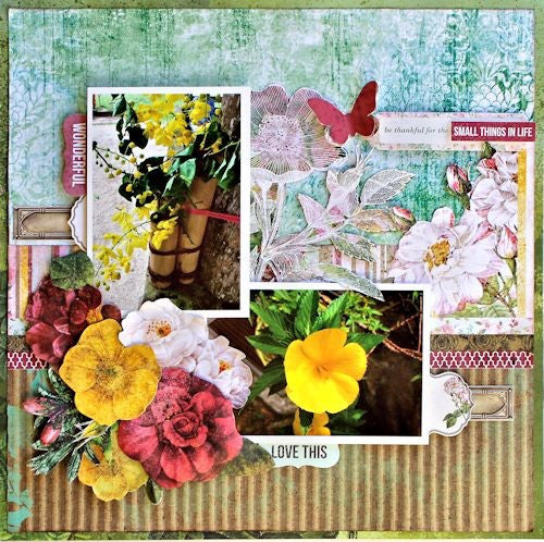 Kaisercraft Be-You-Tiful Cardstock Sticker Sheet 12"X12" - Scrapbook Kyandyland