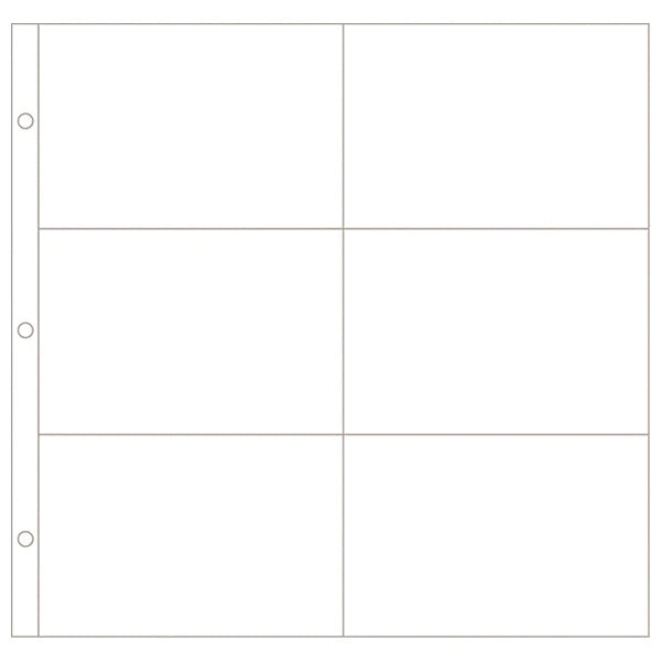 Becky Higgins 12X12 Page Protectors PHOTO POCKET PAGES Design C Project Life