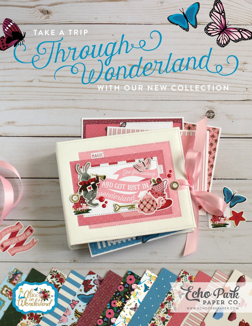 Echo Park Alice In Wonderland DAYDREAM 12"x12" Paper Scrapbooksrus
