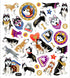 Sticker King HUSKY Huskies Stickers 32pc