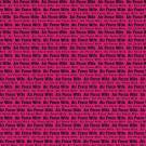 Scrapbook Customs AIR FORCE WIFE VALUES PINK 12"X12" Paper