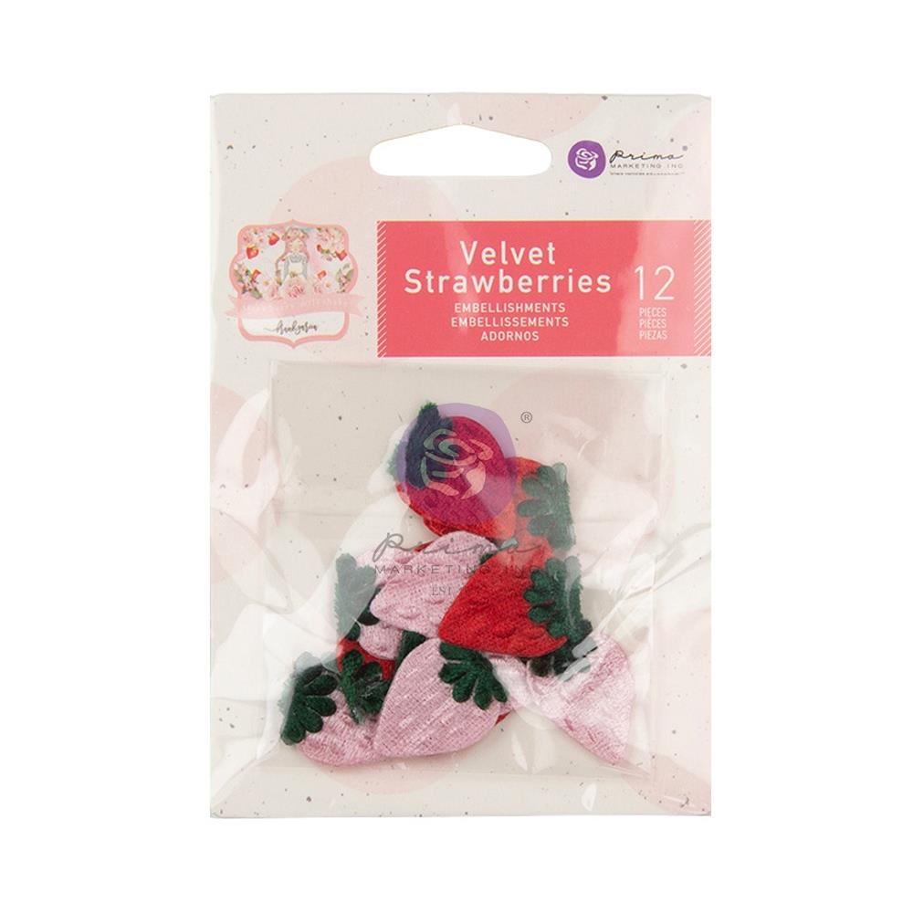 Velvety and soft, these red and pink strawberry pieces will add a soft touch to your projects! Add them to cards, tags, and more for a unique and one-of-a-kind embellishment. Coordinates with the Strawberry Milkshake Collection by Frank Garcia Scrapbooksrus Las Vegas