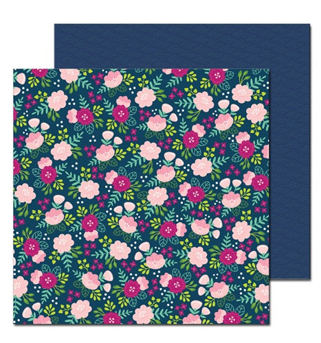 Jen Hadfield Chasing Adventures ASIAN GARDEN 12"X12" Scrapbook Paper