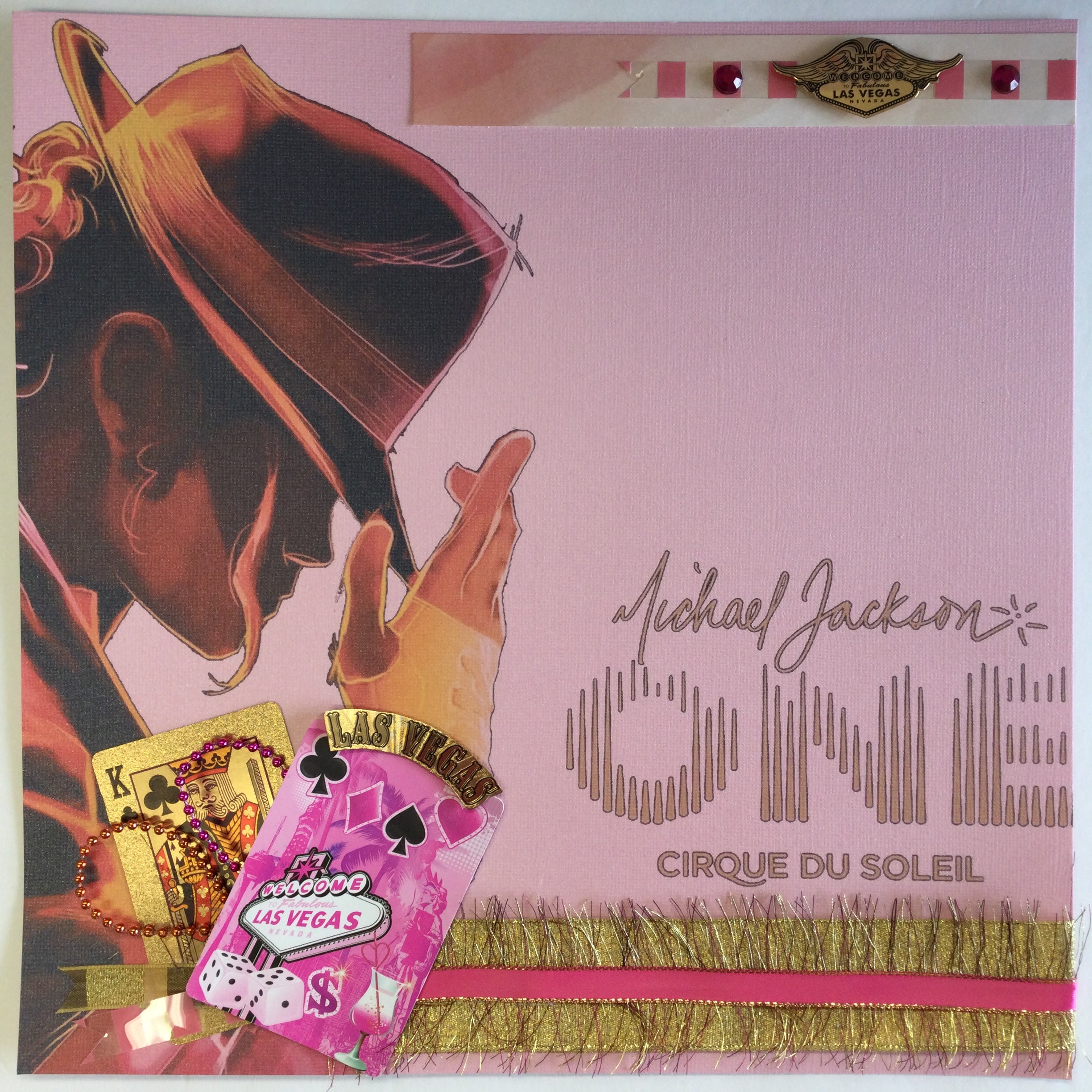 MICHAEL JACKSON ONE 12"x12" Scrapbook Page Kit
