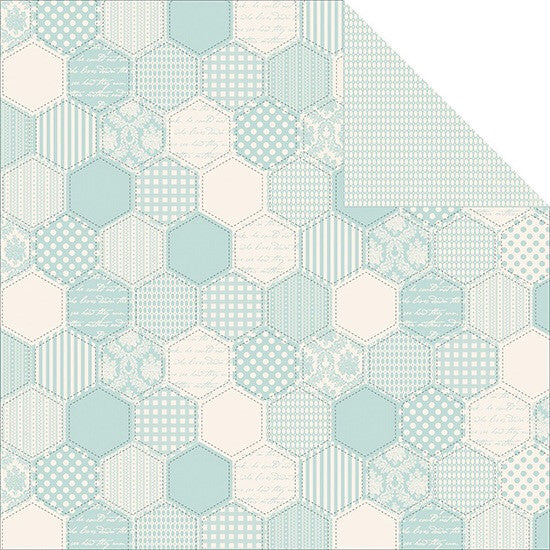 Kaisercraft Pitter Patter LITTLE ONE Scrapbook Baby Paper 12"x12"