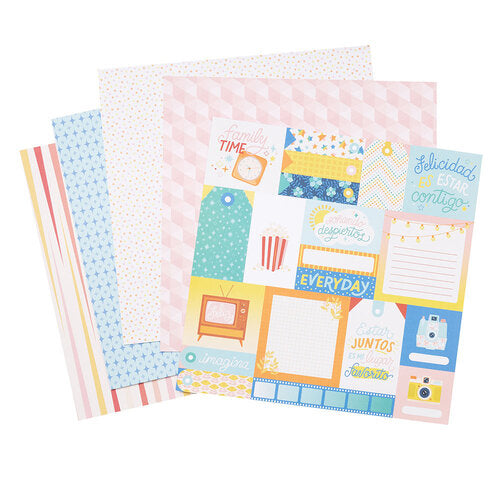 Obed Marshall ESPECIAL 12"X12" Paper Pad 48pc Spanish Scrapbooksrus