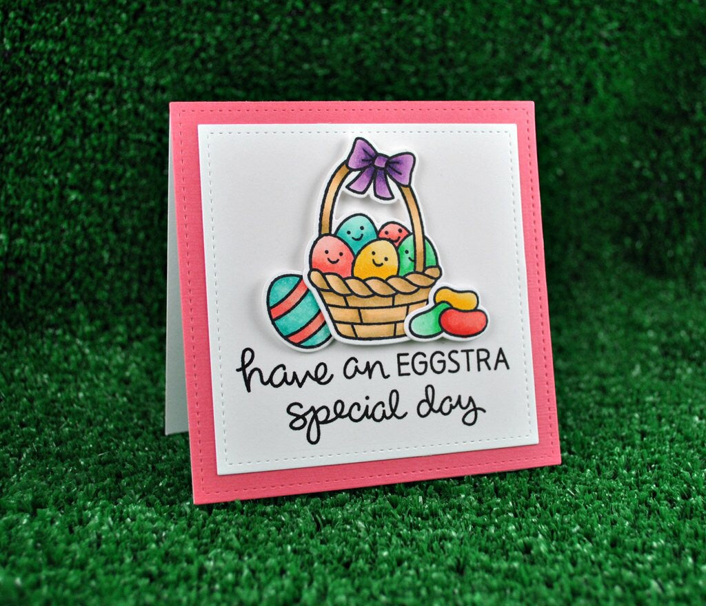 Lawn Fawn EGGSTRA SPECIAL EASTER Clear Stamps 4"X6" 16 pc Scrapbooksrus