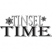 Daisy Bucket Designs TINSEL Clear Stamps 1pc 2"X2"