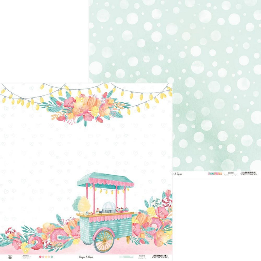 P13 SUGAR AND SPICE 12"X12" Scrapbook Paper 03 Stand