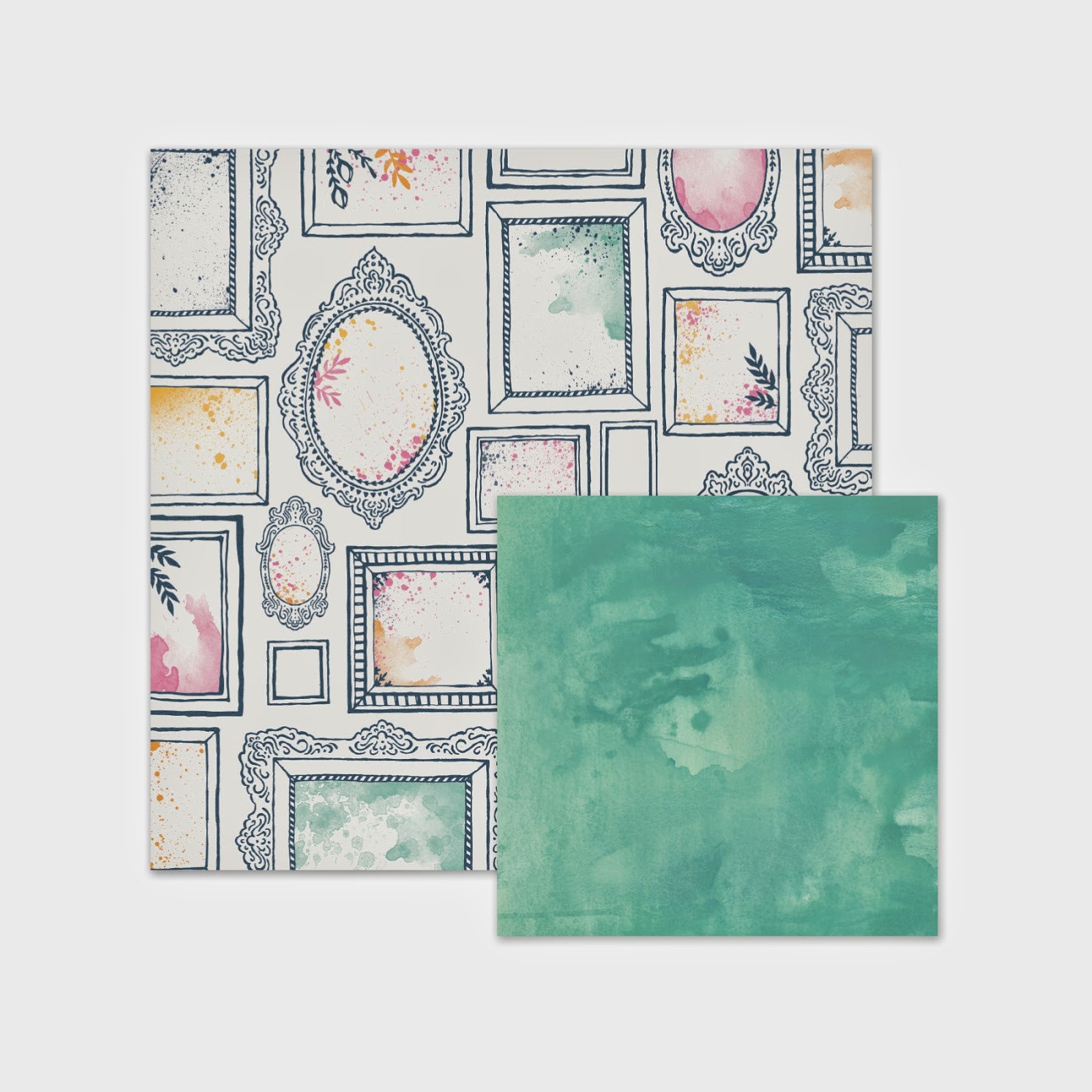 WeRM INKED ROSE 12"X12" Scrapbook Paper - Scrapbook Kyandyland