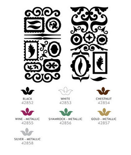 American Crafts ACCENTS Shapes Chipboard Stickers 19pc - Scrapbook Kyandyland