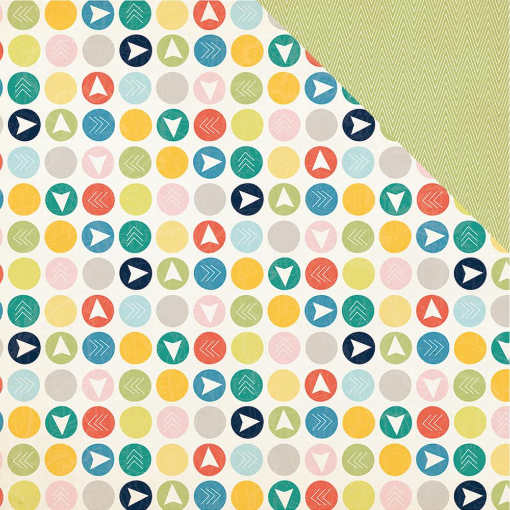 Pink Paislee ATLAS Collection 12"X12" Scrapbook Paper - Scrapbook Kyandyland