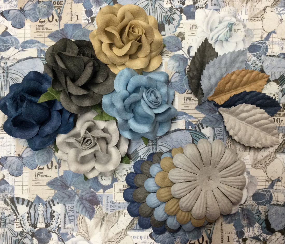 Sweet Roses 4” Leaves and Daisies MAKE TODAY MAGIC 15pc