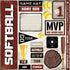 SOFTBALL EXTREME 12x12 Stickers 21pc Scrapbooksrus Customs ScrapbooksRus