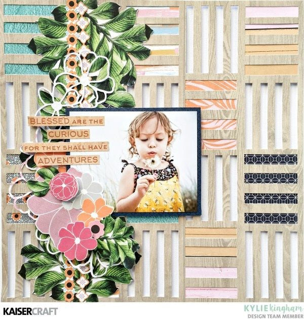 Kaisercraft Havana Nights LUSH 12"X12" Scrapbook Paper