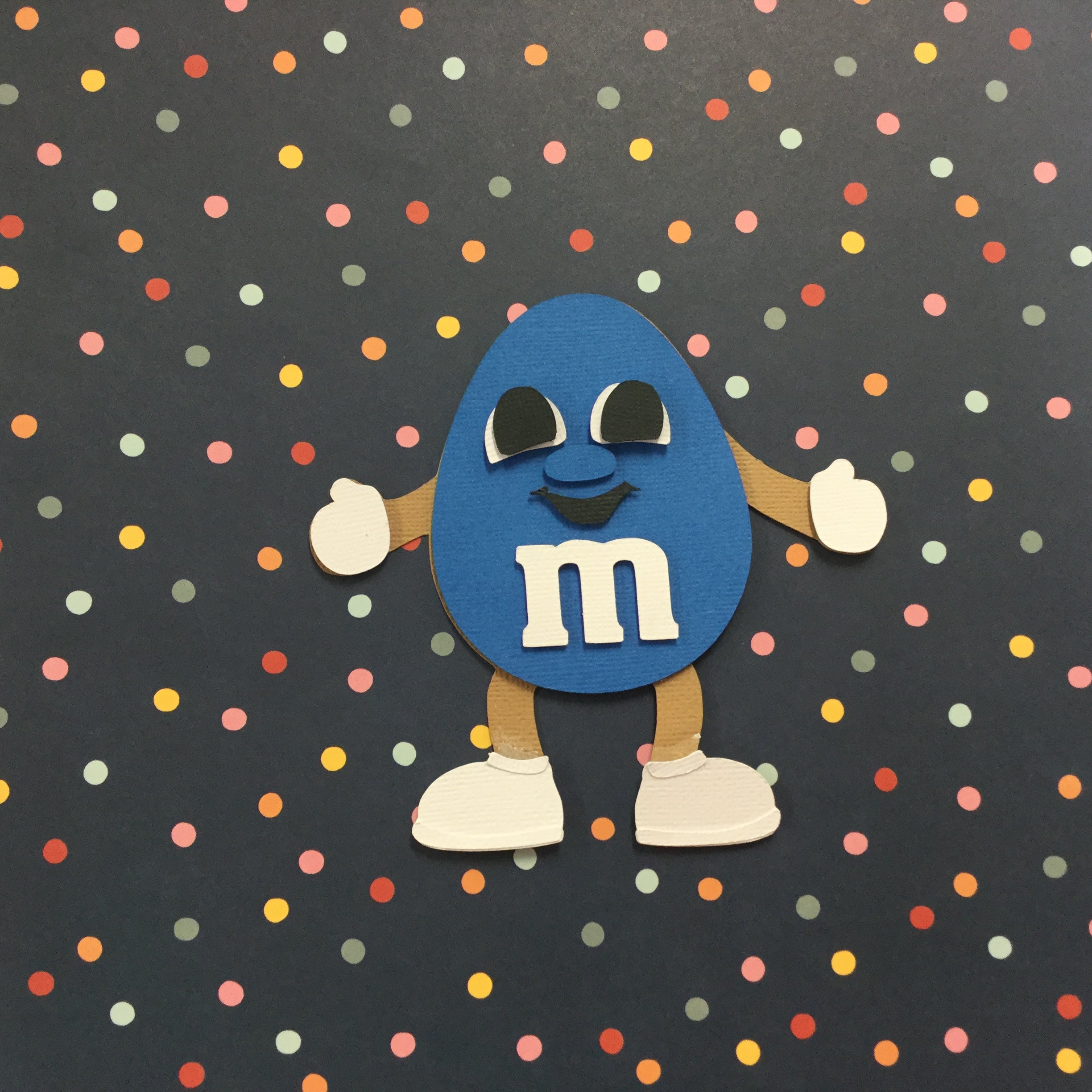 Las Vegas M&M’s RED PEANUT Custom DieCut Discontinued Scrapbookrus